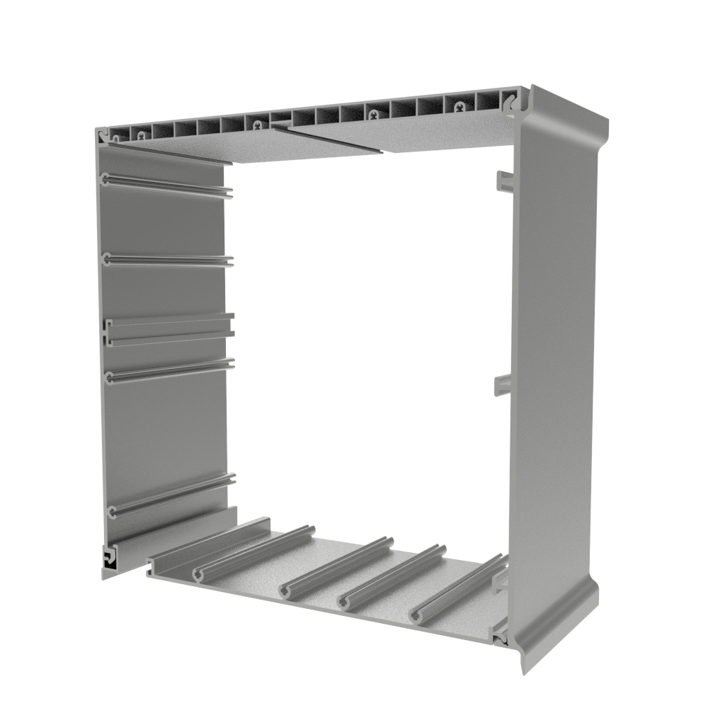 MPS - 220x220 Kombi  (Alüminyum+Pvc) Monoblok Kutu Seti