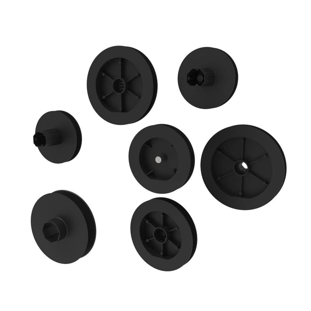 PU - Pulleys ( With Pivot-For Ball Bearning)